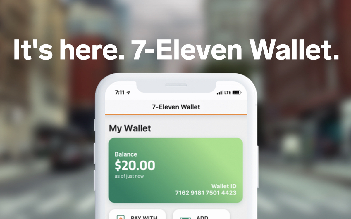 Screenshot of ad for 7-Eleven Wallet